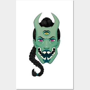 Snarling Monster Girl Posters and Art